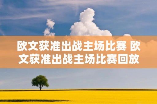 欧文获准出战主场比赛 欧文获准出战主场比赛回放