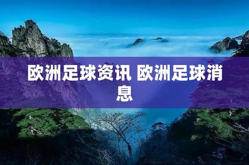 欧洲足球资讯 欧洲足球消息 欧洲足球资讯 欧洲足球消息