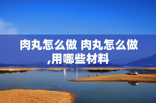 肉丸怎么做 肉丸怎么做,用哪些材料