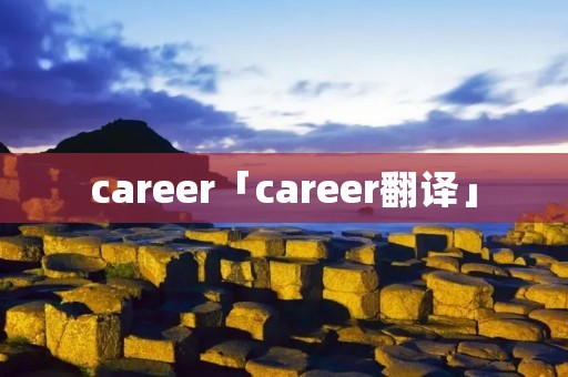 career「career翻译」