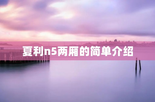 夏利n5两厢的简单介绍