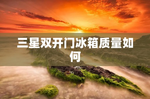 三星**门冰箱质量如何 三星**门冰箱质量如何