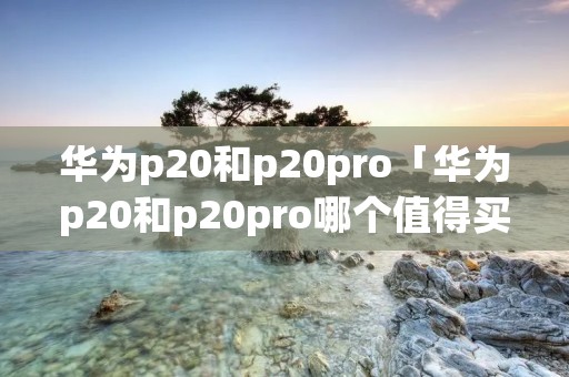 华为p20和p20pro「华为p20和p20pro哪个值得买」