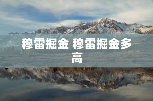穆雷掘金 穆雷掘金多高