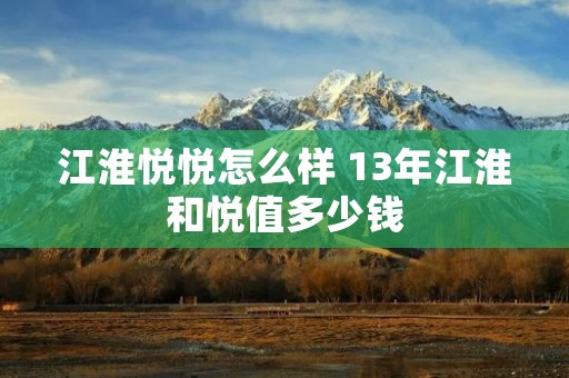 江淮悦悦怎么样 13年江淮和悦值多少钱