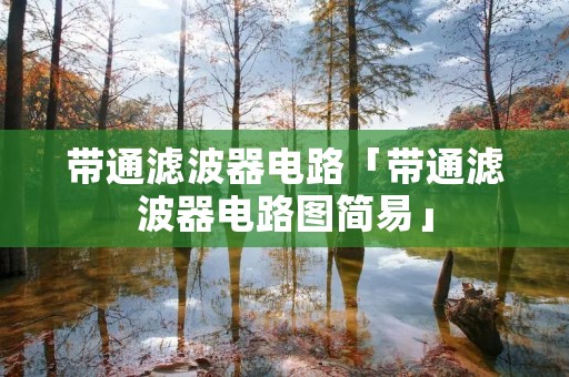 带通滤波器电路「带通滤波器电路图简易」 带通滤波器电路「带通滤波器电路图简易」