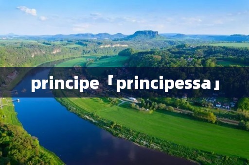 principe「principessa」