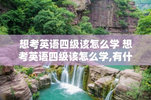 想考英语四级该怎么学 想考英语四级该怎么学,有什么软件