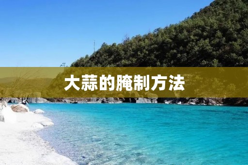 大蒜的腌制方法