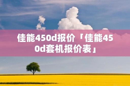 佳能450d报价「佳能450d套机报价表」 佳能450d报价「佳能450d套机报价表」