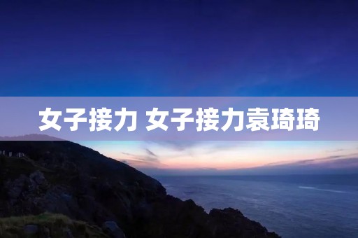 女子接力 女子接力袁琦琦