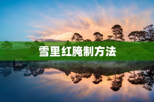 雪里红腌制方法:传统美味的制作秘诀