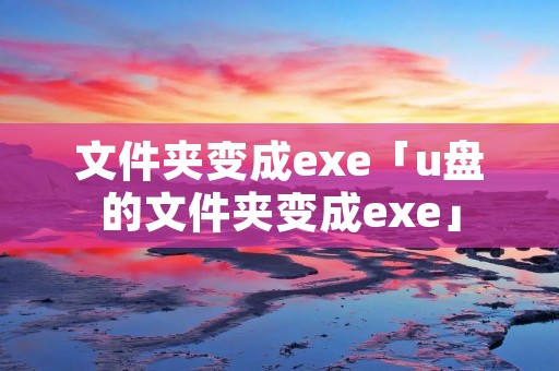 文件夹变成exe「u盘的文件夹变成exe」