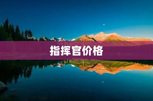 指挥官价格:了解各种指挥官价格的因素和变动趋势 指挥官价格:了解各种指挥官价格的因素和变动趋势