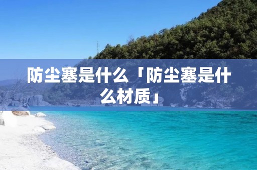 防尘塞是什么「防尘塞是什么材质」