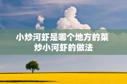 小炒河虾是哪个地方的菜 炒小河虾的做法