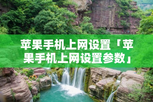 苹果手机上网设置「苹果手机上网设置参数」 苹果手机上网设置「苹果手机上网设置参数」