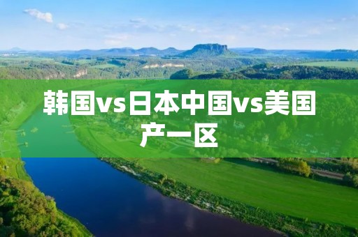 韩国vs日本中国vs美国产一区：两个亚洲巨头的对决
