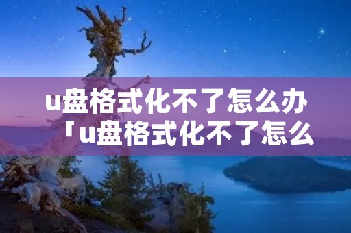 u盘格式化不了怎么办「u盘格式化不了怎么办?」 u盘格式化不了怎么办「u盘格式化不了怎么办?」