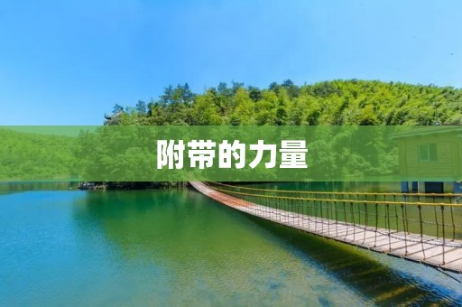 附带的力量:探索“附加”在生活中的意义 附带的力量:探索“附加”在生活中的意义