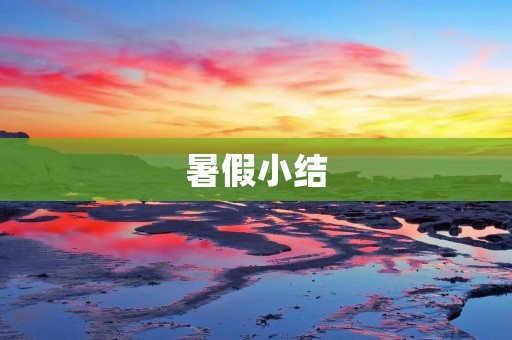 暑假小结：美好时光的绽放