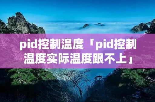 pid控制温度「pid控制温度实际温度跟不上」 pid控制温度「pid控制温度实际温度跟不上」