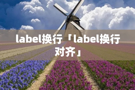 label换行「label换行对齐」 label换行「label换行对齐」