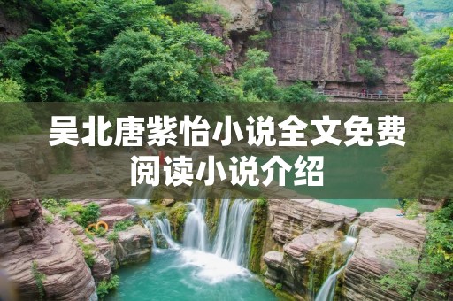 吴北唐紫怡小说全文免费阅读小说介绍