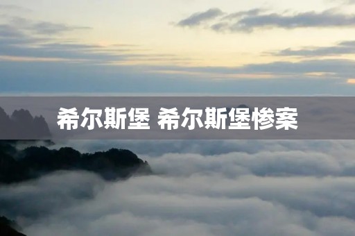 希尔斯堡 希尔斯堡惨案 希尔斯堡 希尔斯堡惨案