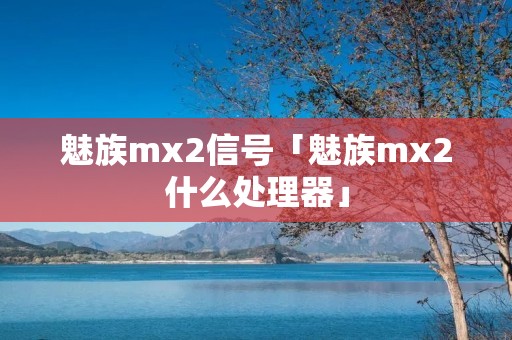 魅族mx2信号「魅族mx2什么处理器」