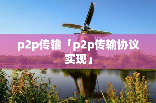 p2p传输「p2p传输协议实现」