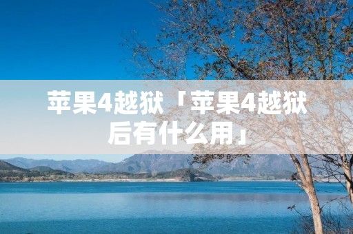 苹果4越狱「苹果4越狱后有什么用」