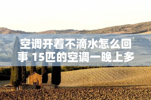 空调开着不滴水怎么回事 15匹的空调一晚上多少度电