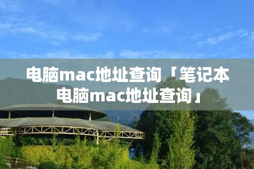 电脑mac地址查询「笔记本电脑mac地址查询」
