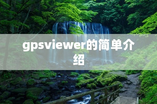 gpsviewer的简单介绍