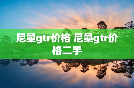 尼桑gtr价格 尼桑gtr价格二手