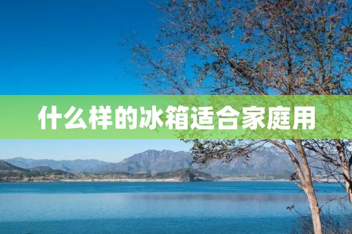 什么样的冰箱适合家庭用 什么样的冰箱适合家庭用