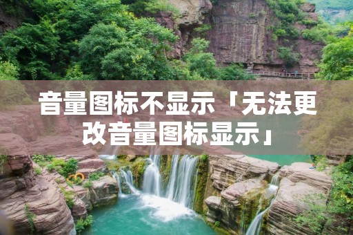音量图标不显示「无法更改音量图标显示」 音量图标不显示「无法更改音量图标显示」