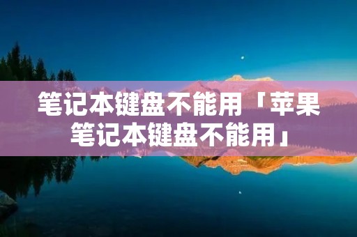 笔记本键盘不能用「苹果笔记本键盘不能用」 笔记本键盘不能用「苹果笔记本键盘不能用」