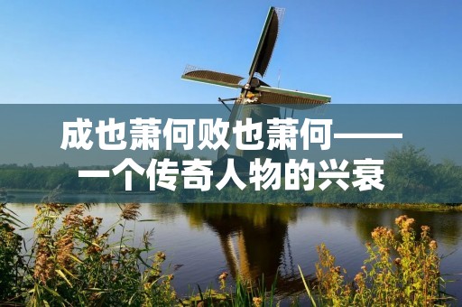 成也萧何败也萧何——一个传奇人物的兴衰