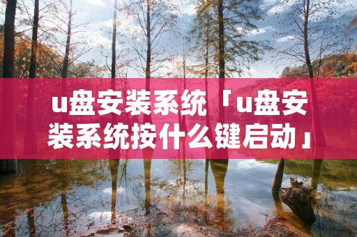 u盘安装系统「u盘安装系统按什么键启动」 u盘安装系统「u盘安装系统按什么键启动」