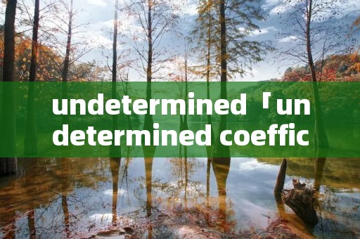 undetermined「undetermined coefficients」