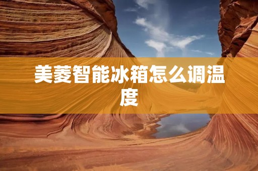 美菱智能冰箱怎么调温度