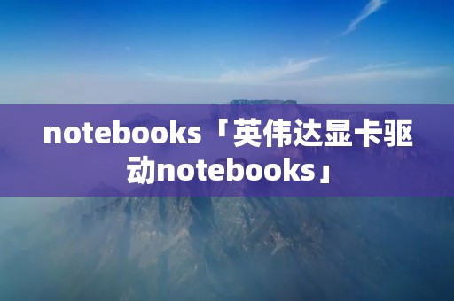 notebooks「英伟达显卡驱动notebooks」