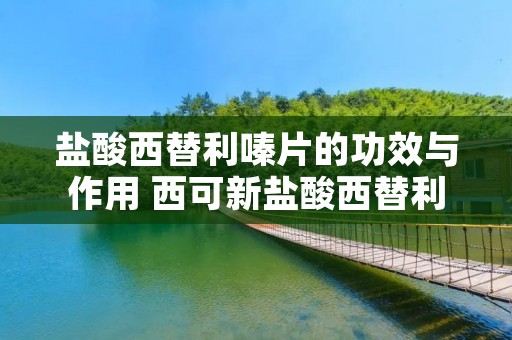 盐酸西替利嗪片的功效与作用 西可新盐酸西替利嗪片的功效与作用