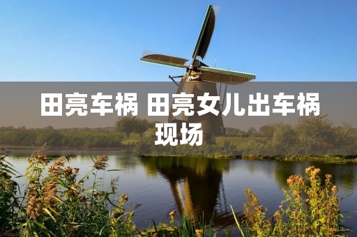 田亮车祸 田亮女儿出车祸现场