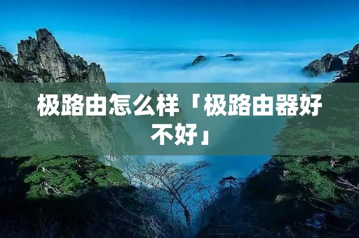 极路由怎么样「极路由器好不好」 极路由怎么样「极路由器好不好」