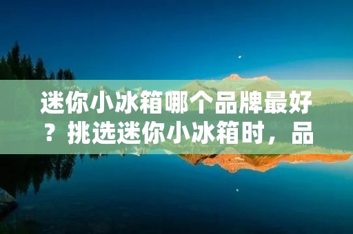迷你小冰箱哪个品牌最好？挑选迷你小冰箱时，品牌选择是一个关键因素。在市场上，有许多品牌提供迷你小冰箱，但不同品牌之间的质量和性能存在差异。那么，究竟哪个品牌的迷你小冰箱最好呢？本文将详细介绍几个备受推崇的迷你小冰箱品牌，并对它们的特点进行分析，帮助您做出明智的选择。