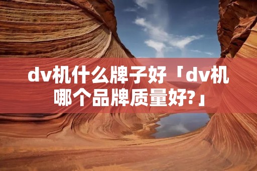 dv机什么牌子好「dv机哪个品牌质量好?」 dv机什么牌子好「dv机哪个品牌质量好?」