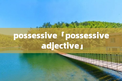 possessive「possessive adjective」 possessive「possessive adjective」